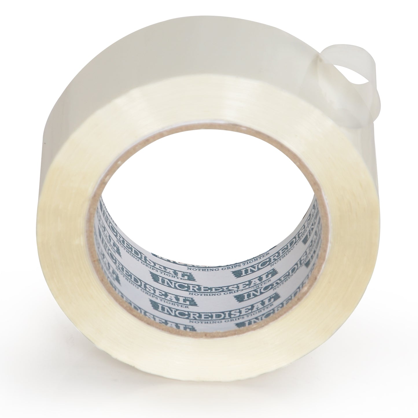 color: white ~ size 2" ~ alt: AT2-W3023 IncrediSeal ™ Polypro Packaging Tape, 2" x 110 yds, x 2.10 mil, White Packaging Tape, 36 rolls/case