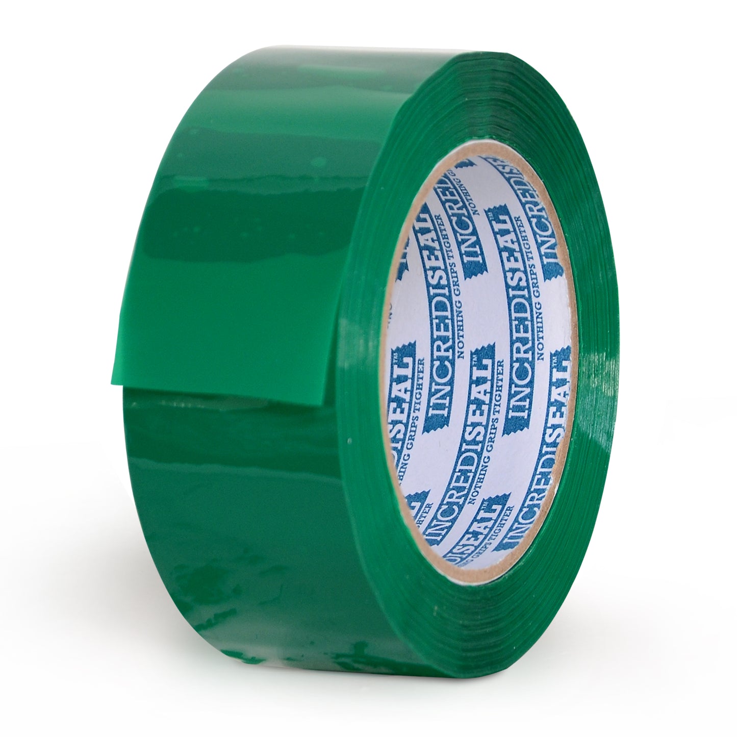 color: green ~ size 2" ~ alt: AT2-G3023 IncrediSeal Polypro Packaging Tape, 2" x 110 yds, x 2.10 mil, Green Packaging Tape, 36 rolls/case