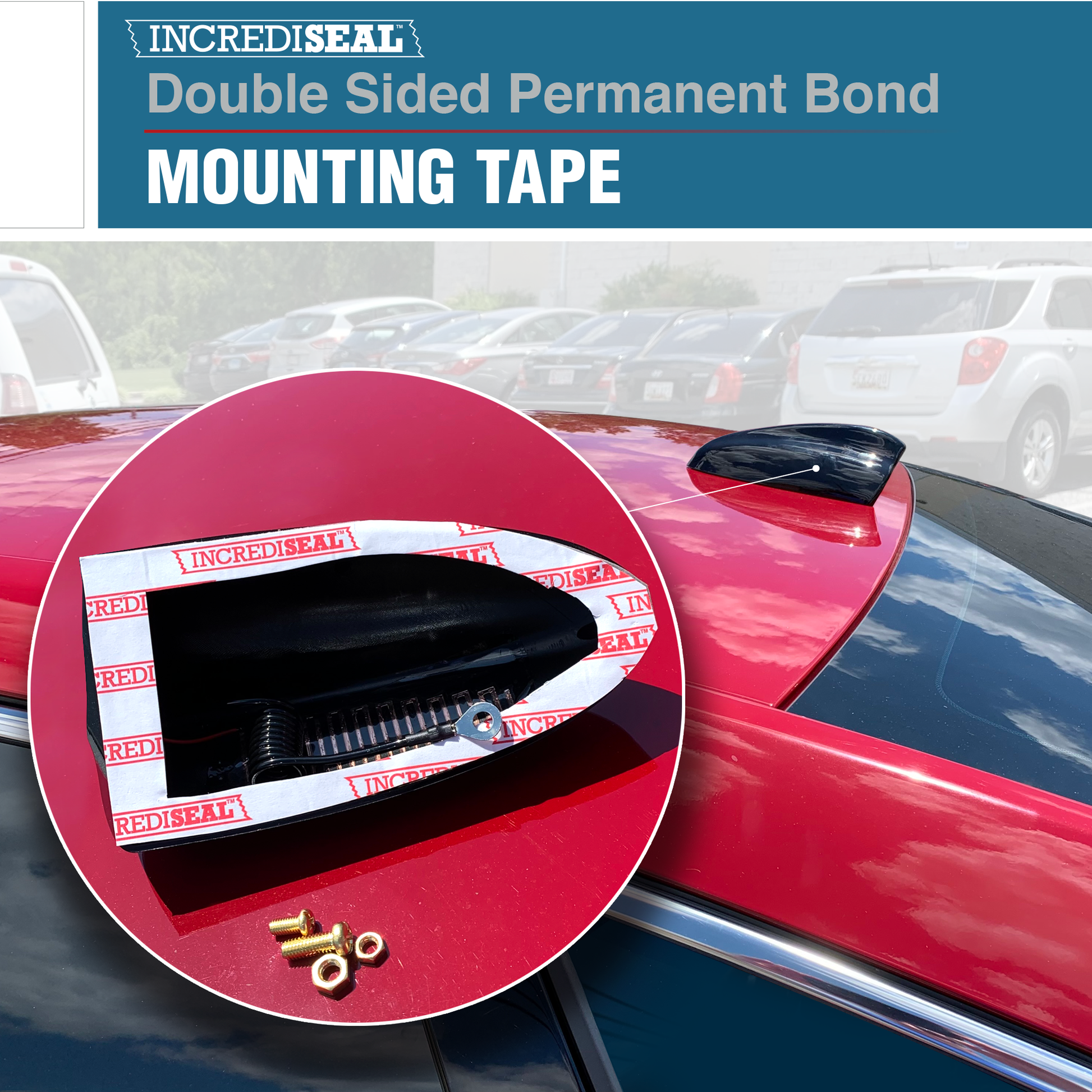 color: Clear Foam / Printed Liner ~ alt: Double Sided Permanent Bond, 1.0mm, 60 Yards