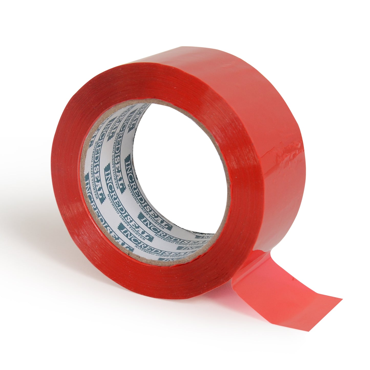 color: red ~ size 2" ~ alt: AT2-R3023 IncrediSeal ™ Polypro Packaging Tape, 2" x 110 yds, x 2.10 mil, Red Packaging Tape, 36 rolls/case
