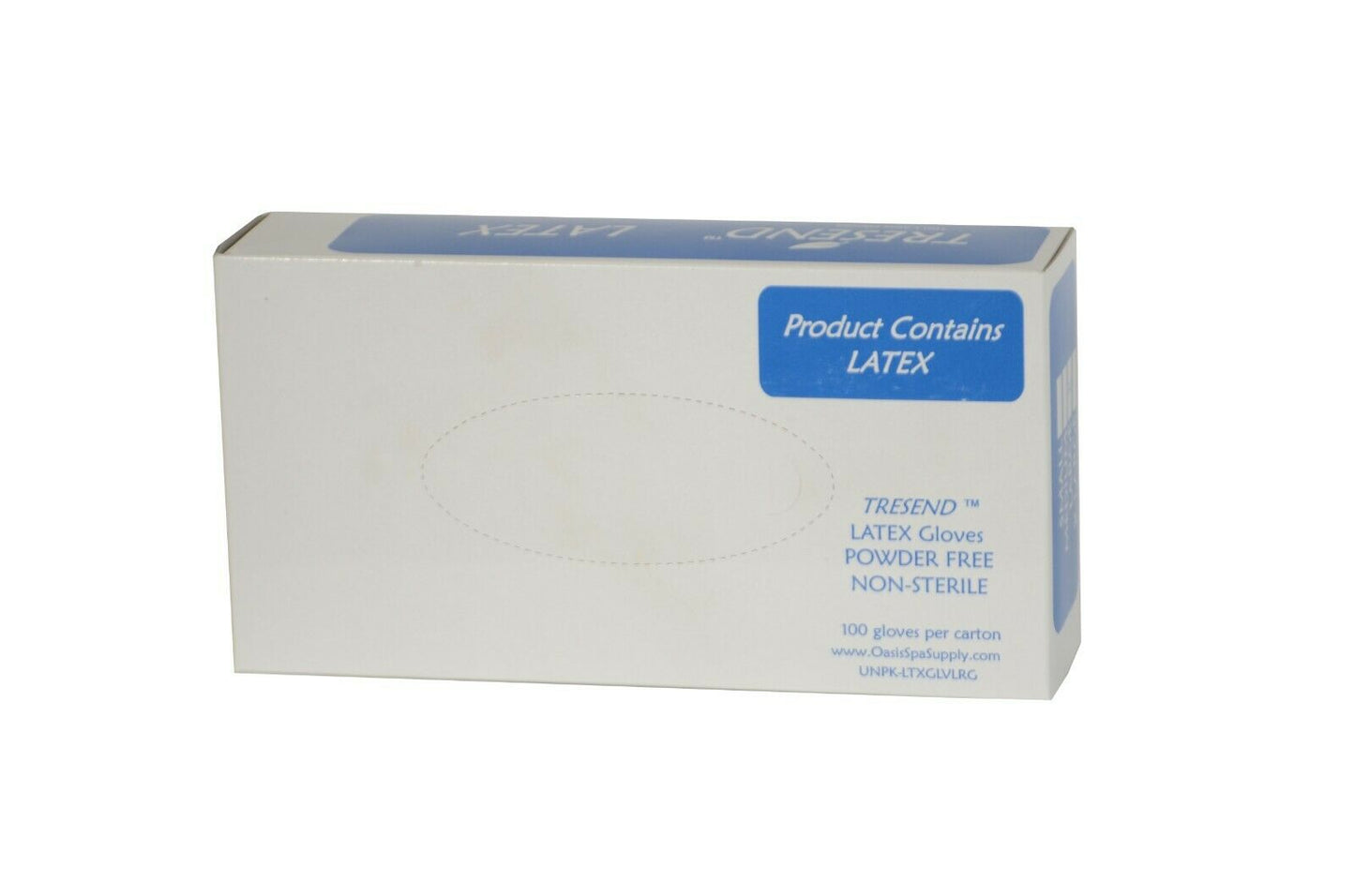 color: White ~ 1000 count ~ alt: 100 Disposable Latex Gloves per Box
