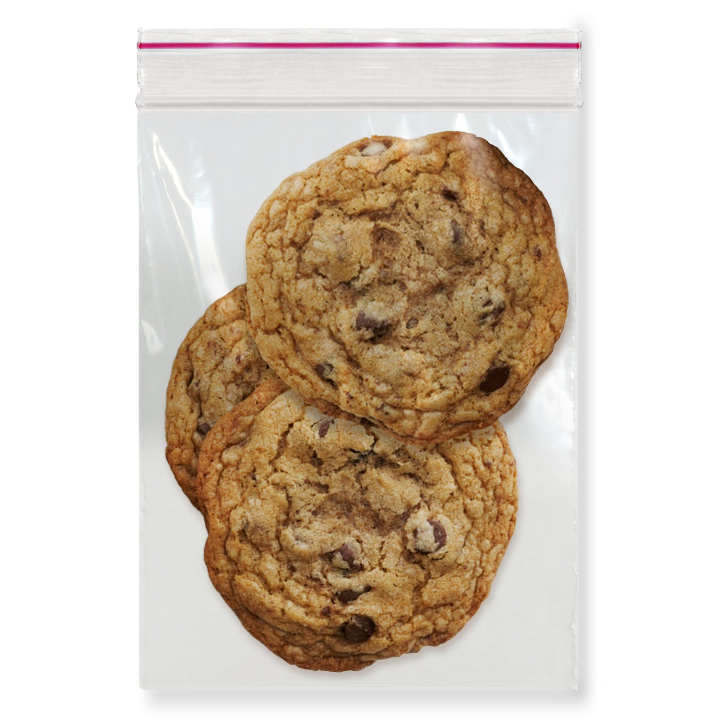 color: clear ~ size 4" x 6" (1000 count) ~ alt: Clear 2.0 mil Re-sealable Bags