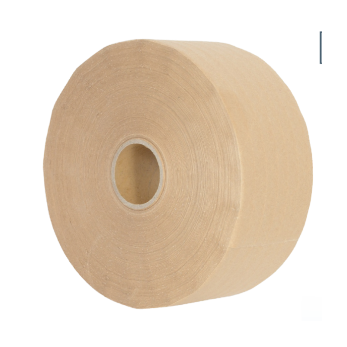 color: off-white ~ size 72mm ~ alt: WAT3 1100 Heavy Duty Water Activated Tape (WAT) , 6.3 Mil, 72mm x 450'