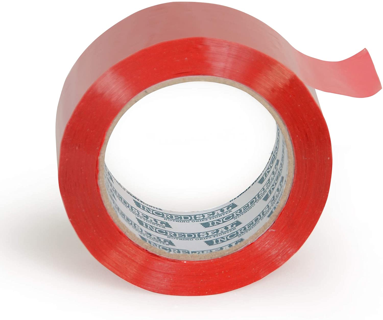 color: red ~ size 2" ~ alt: AT2-R2520 IncrediSeal ™ Polypro Packaging Tape, 2" x 110 yds, x 1.76 mil, Red Packaging Tape, 36 rolls/case