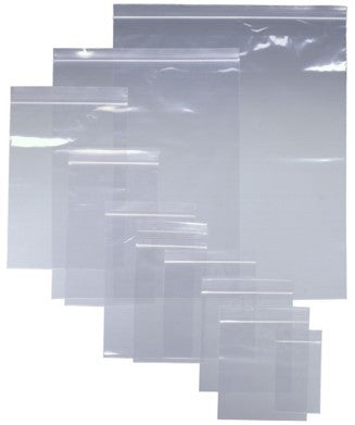 color: clear ~ size 20" x 24" (500 count) ~ alt: Clear 2.0 mil Re-sealable Bags