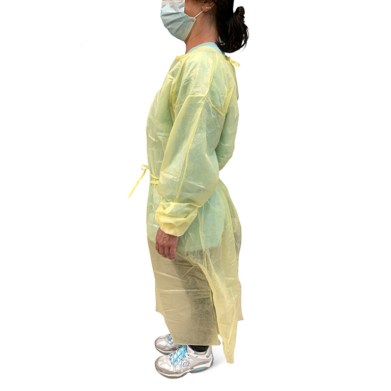 color: assorted ~ size 100 count ~ alt: Personal Protective Gowns ($6.40 ea)