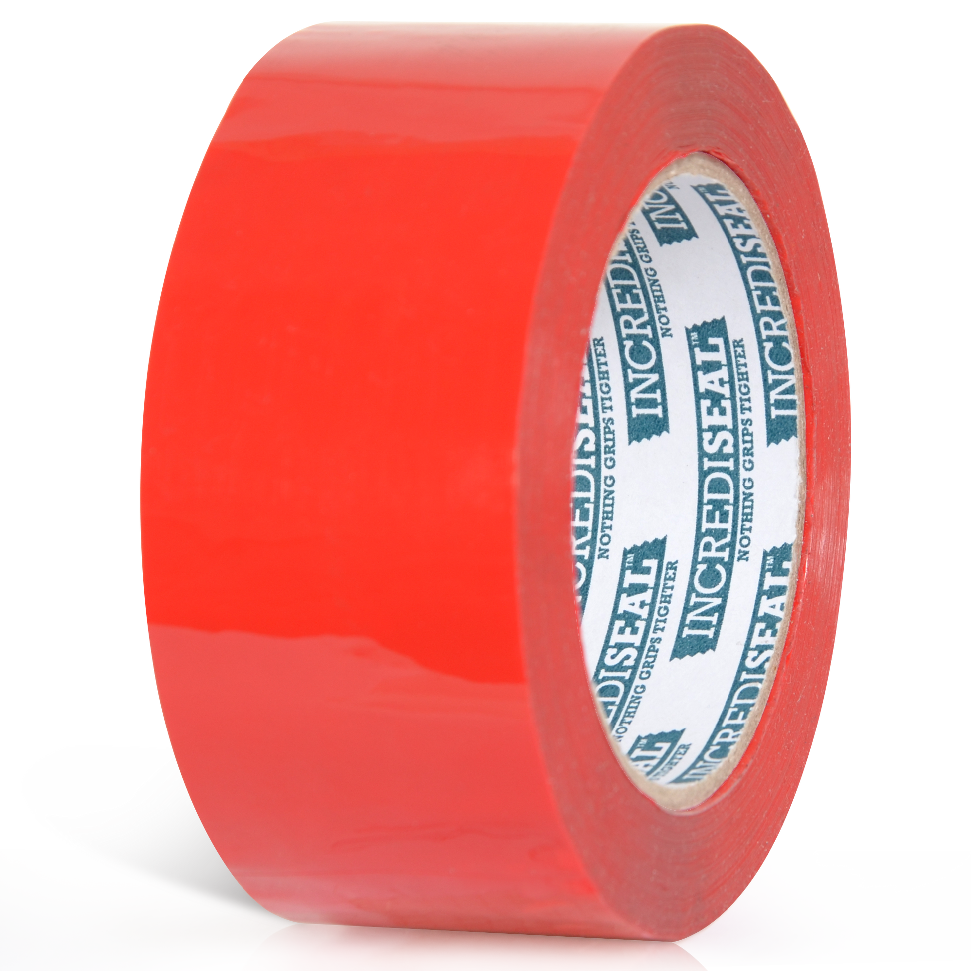 color: red ~ size 2" ~ alt: AT2-R2520 IncrediSeal ™ Polypro Packaging Tape, 2" x 110 yds, x 1.76 mil, Red Packaging Tape, 36 rolls/case