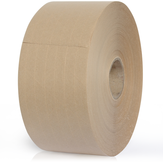 color: off-white ~ size 72mm ~ alt: WAT3 1100 Heavy Duty Water Activated Tape (WAT) ,  6.3 Mil, 72mm x 450'