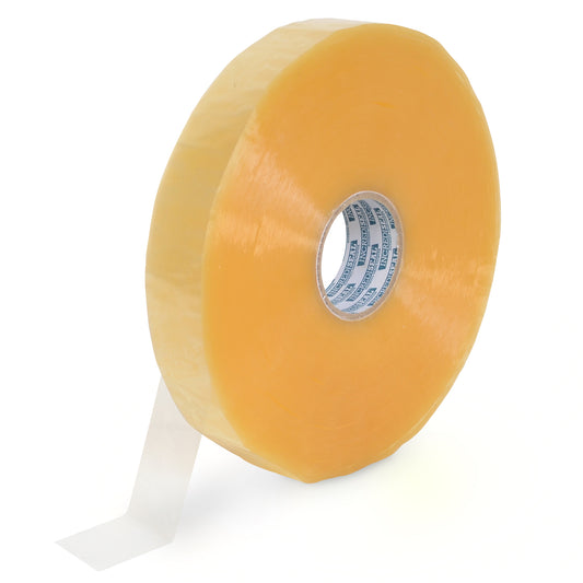 color: clear ~ size 3" ~ alt: AT3-3023M IncrediSeal ™ Polypro Packaging Tape, 3" x 1350 yds, 2.10 mil Clear Machine Tape, 4 rolls/case