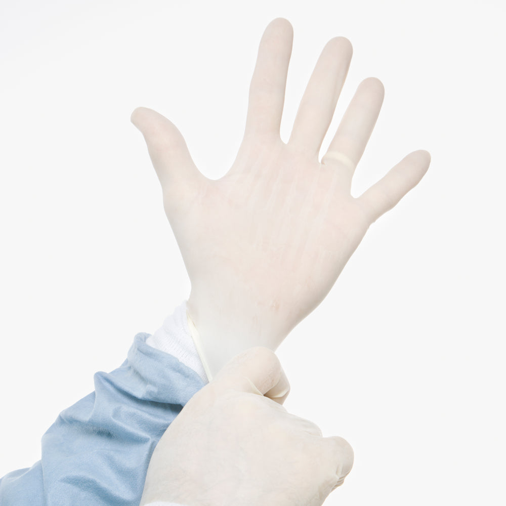 color: White ~ 1000 count ~ alt: Disposable Latex Gloves