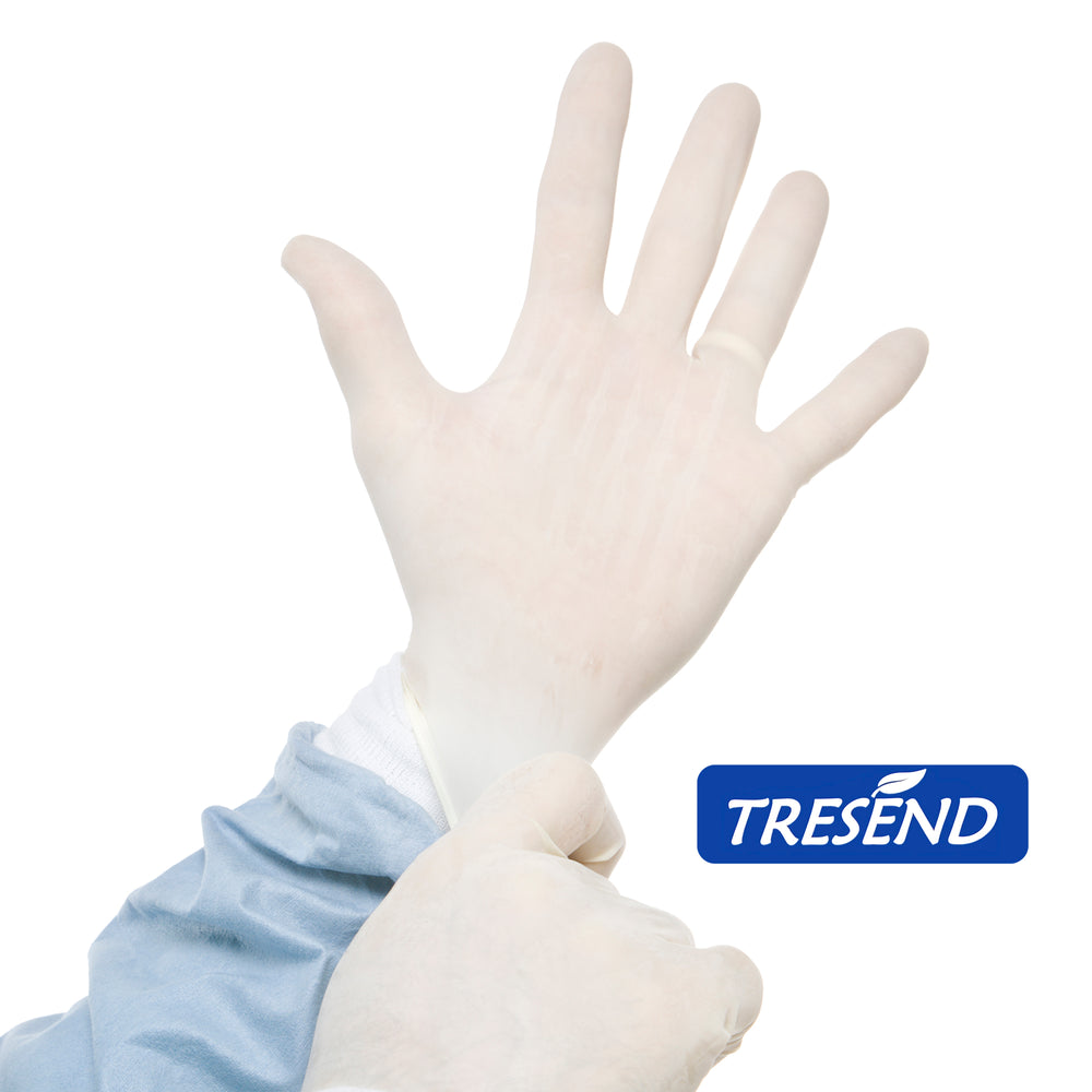 color: White ~ 1000 count ~ alt: Disposable Latex Gloves