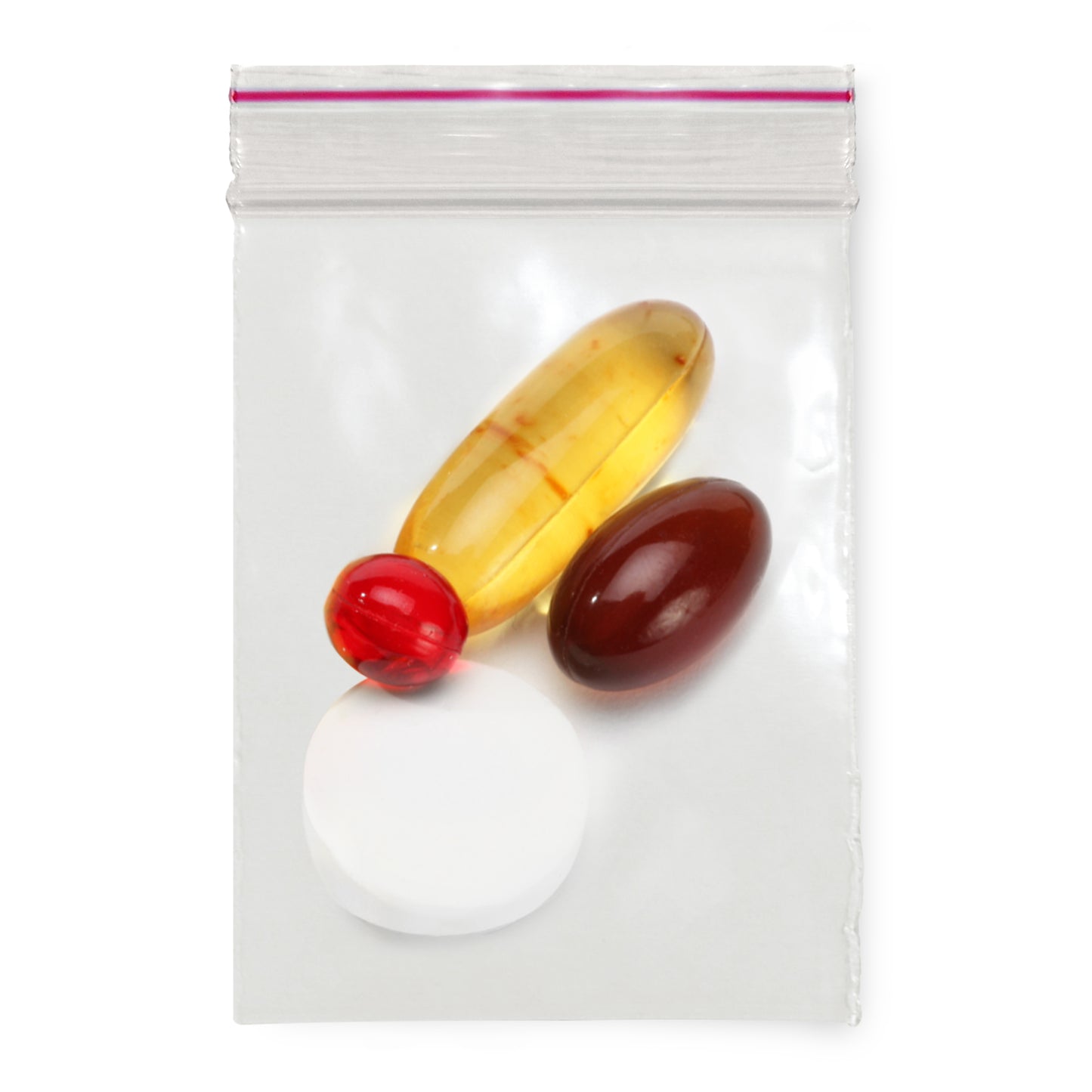 Clear Ziplock Bags, 2.0 mil, Re-sealable, Zipper Top