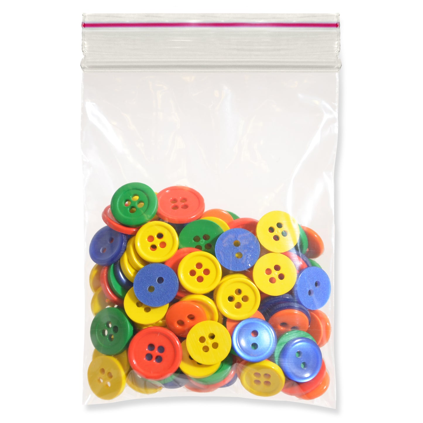 Clear Ziplock Bags, 2.0 mil, Re-sealable, Zipper Top