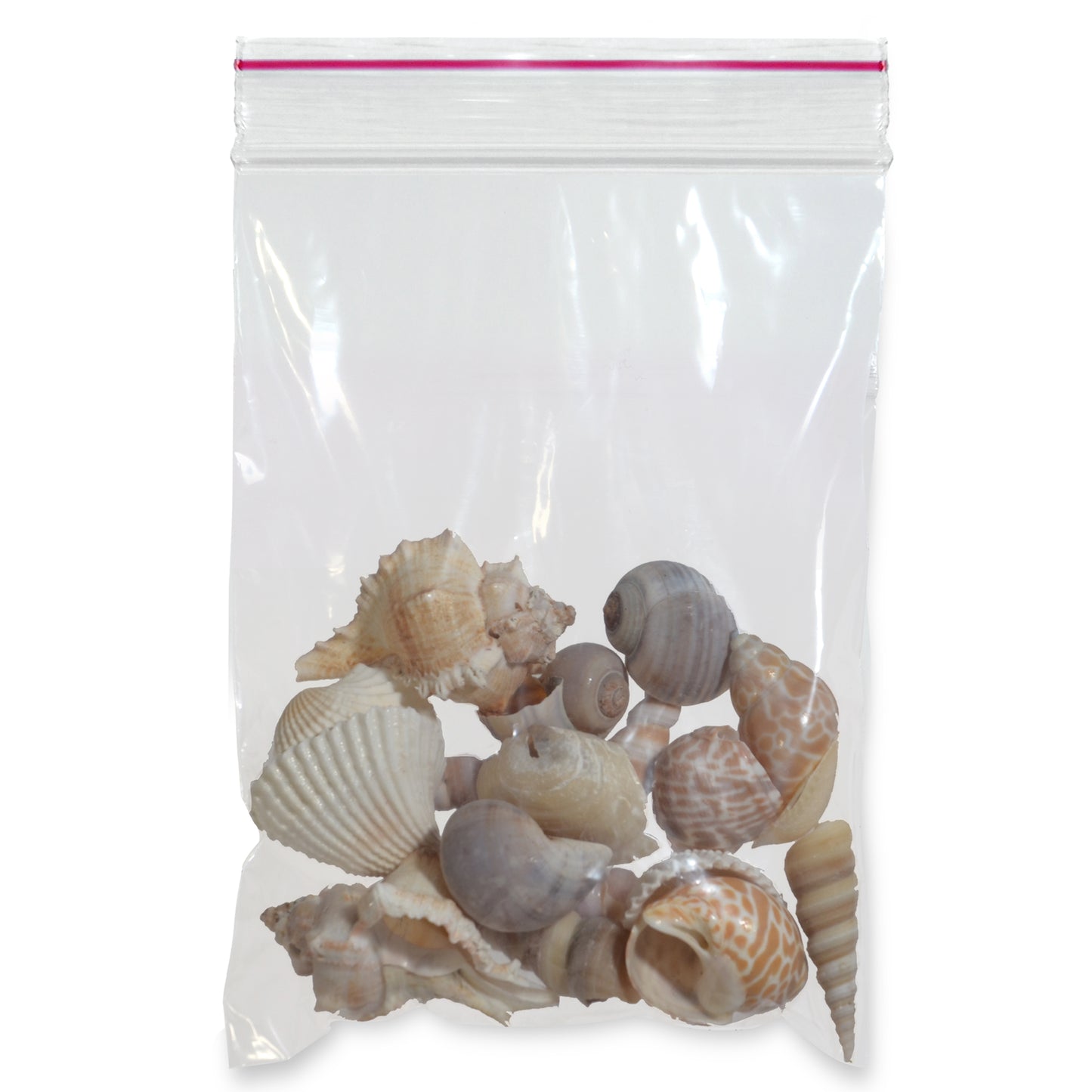 Clear Ziplock Bags, 2.0 mil, Re-sealable, Zipper Top
